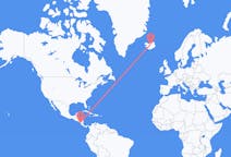 Flights from Managua, Nicaragua to Akureyri, Iceland