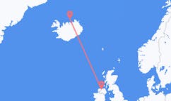 Vuelos de Grimsey, Islandia a Derry, Irlanda del Norte