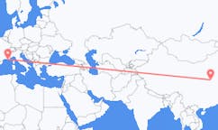 Flights from Zhengzhou to Toulon