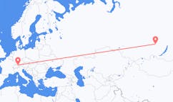 Flights from Bratsk, Russia to Thal, Switzerland