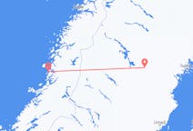Vluchten van Brønnøysund naar Arvidsjaur