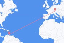 Flights from Willemstad to Innsbruck