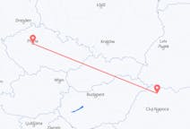 Vluchten van Baia Mare, Roemenië naar Praag, Tsjechië