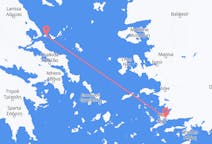 Flyreiser fra Skiathos, Hellas til Bodrum, Tyrkia