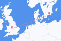 Flights from Ronneby, Sweden to Birmingham, England