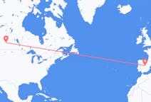 Flug frá Saskatoon, Kanada til Madrídar, Spáni
