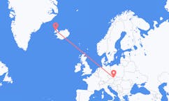 Flights from the city of Brno to the city of Ísafjörður