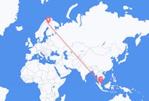 Flights from Kuantan, Malaysia to Kittilä, Finland
