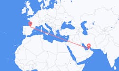 Flyreiser fra Dubai, De forente arabiske emirater til Pamplona, Spania