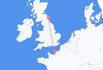 Flights from Deauville, France to Newcastle upon Tyne, England