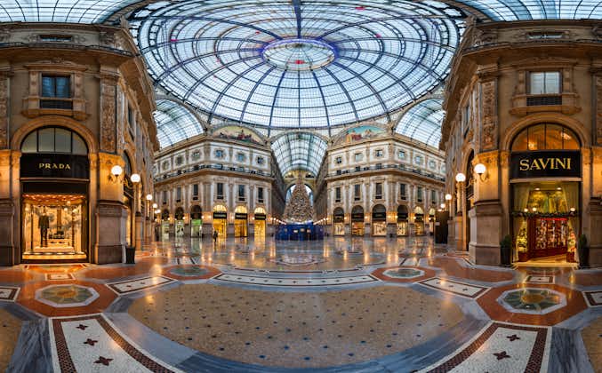 photo of MILAN, ITALY - JANUARY 2, 2015: Galleria Vittorio Emanuele II in Milan. It's one of the world's oldest shopping malls, designed and built by giuseppe mengoni between 1865 and 1877.