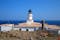 Photo of Lighthouse guides coastline in Cap de Creus, Catalonia, Spain.