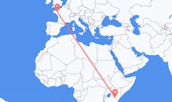 Flights from Amboseli National Park to Rennes