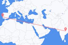 Flyrejser fra Raipur, Indien til Lissabon, Portugal