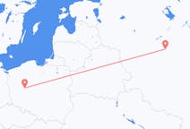 Vols de Moscou, Russie vers Poznań, Pologne