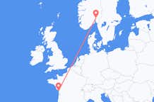 Flyreiser fra La Rochelle, til Oslo