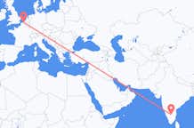 Flyg från Bangalore, Indien till Ostend, Belgien