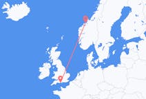Flights from Kristiansund, Norway to Bournemouth, the United Kingdom