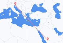 Flights from Bisha, Saudi Arabia to Trieste, Italy