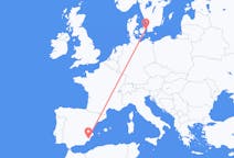 Voli from Murcia, Spagna to Copenaghen, Danimarca