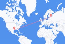 Flyreiser fra Houston, USA til St. Petersburg, Russland