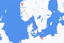 Flights from Førde, Norway to Szczecin, Poland