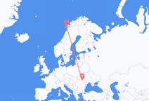 Flights from Svolvær, Norway to Suceava, Romania