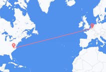 Flyreiser fra Raleigh, USA til Brussel, Belgia