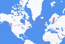 Flights from Campbell River, Canada to Turku, Finland