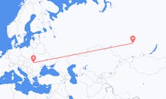 Flights from Krasnoyarsk, Russia to Baia Mare, Romania
