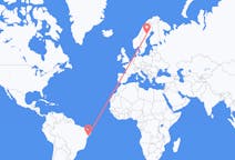 Flights from Aracaju, Brazil to Lycksele, Sweden