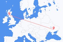 Flyg från Zaporizhia, Ukraina till Glasgow, Skottland
