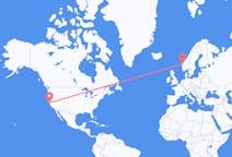 Flights from San Francisco, the United States to Førde, Norway