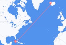 Flyg från Grand Cayman, Caymanöarna till Reykjavík, Caymanöarna