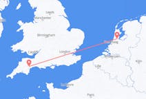 Flights from Exeter, the United Kingdom to Amsterdam, the Netherlands