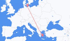 Flights from Plaka, Milos, Greece to Rostock, Germany