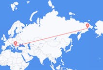 Flights from Pristina, Kosovo to Anadyr, Russia
