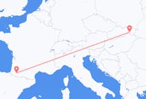 Flyreiser fra Pau, Frankrike til Kosice, Slovakia