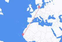 Flights from Dakar, Senegal to Rostock, Germany