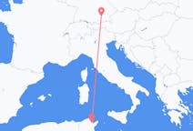 Flyreiser fra Tunis, Tunisia til München, Tyskland