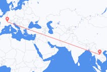 泰国出发地 乌隆他尼飞往泰国目的地 日內瓦的航班