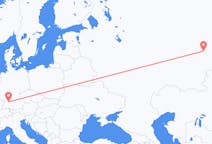 Flyg från Yekaterinburg, Ryssland till Stuttgart, Tyskland