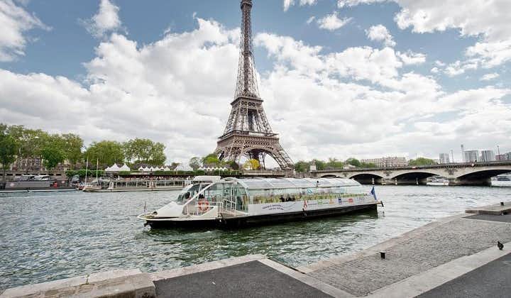 Kryssning med sightseeing på floden Seine i Paris med hop-on-hop-off