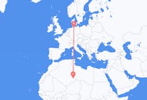 Flyrejser fra Djanet, Algeriet til Hamborg, Tyskland