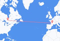 Flyreiser fra Timmins, Canada til Brive-la-gaillarde, Frankrike