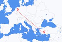 土耳其出发地 安塔利亚飞往土耳其目的地 Duesseldorf的航班