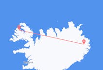 Flights from Egilsstaðir to Ísafjörður