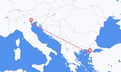 Flyg från Çanakkale till Venedig