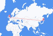 Flyreiser fra Sapporo, Japan til Birmingham, England