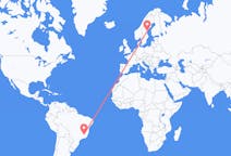 Flights from Belo Horizonte, Brazil to Sundsvall, Sweden